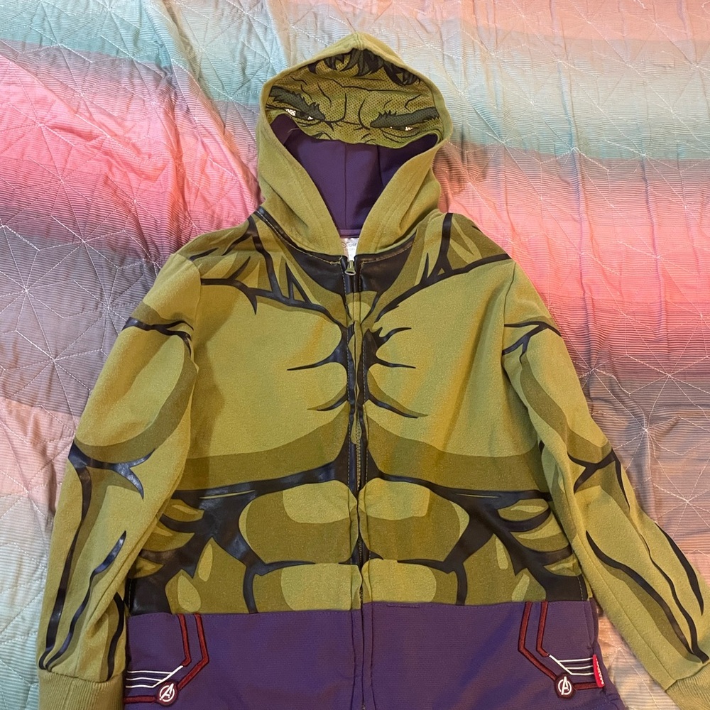 Disney Marvel Hulk Zip Up Hoodie